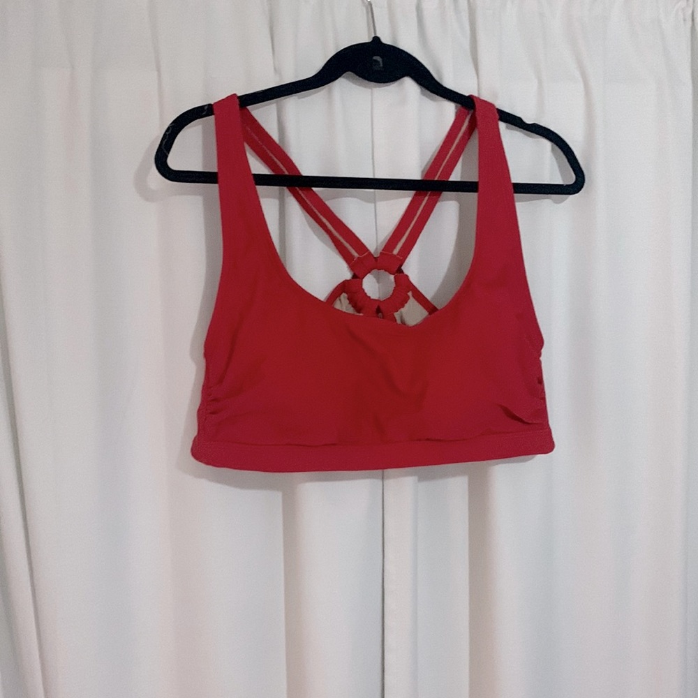Red Swim Top, Lightly Used